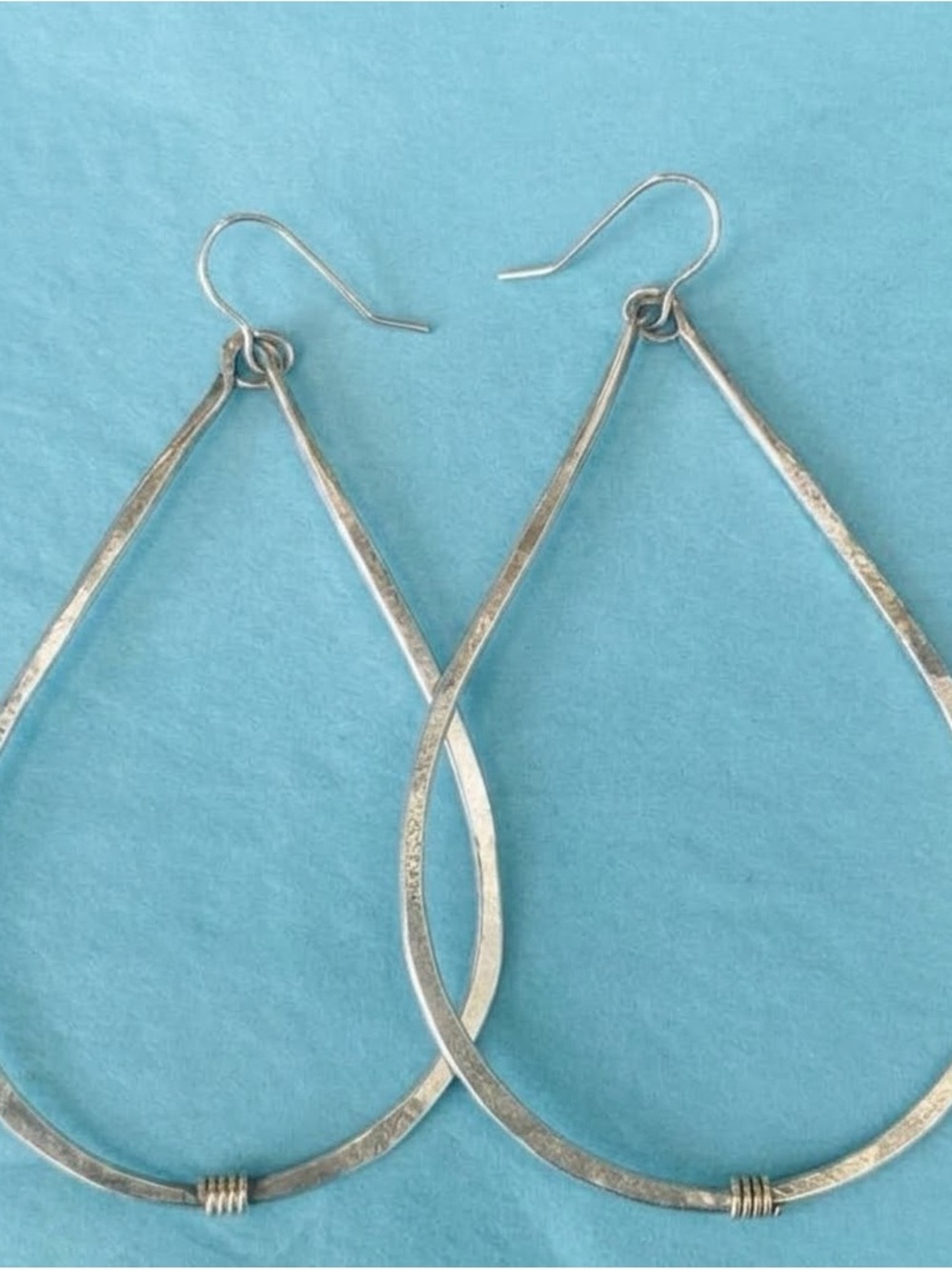 Sterling Silver Teardrop Earrings